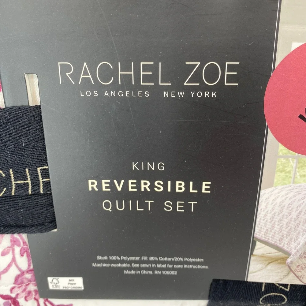 Rachel Zoe plum bedroom features